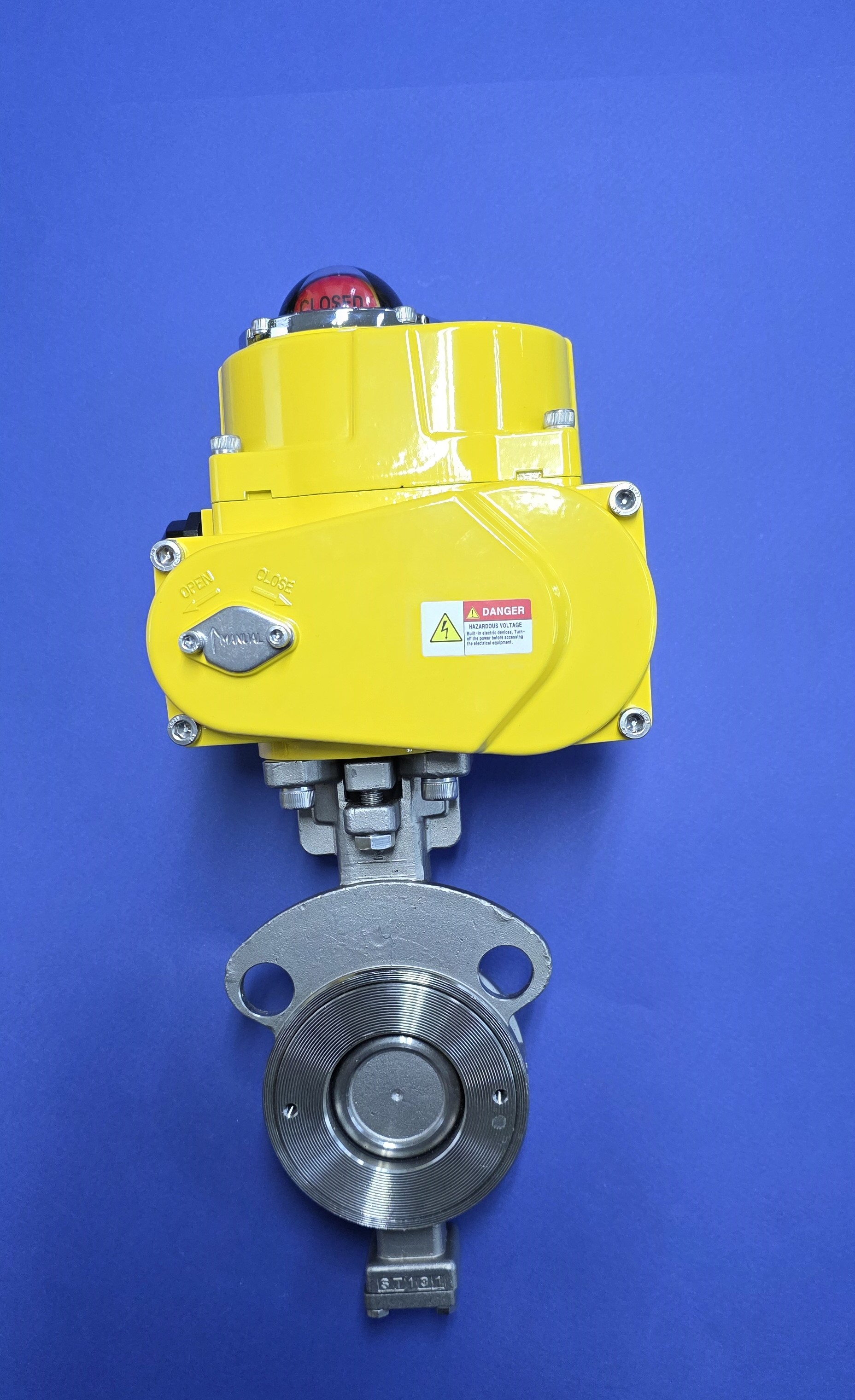 ELECTRIC BUTTERFLY VALVES (2방 버터플라이밸브 스팀용 SUS)