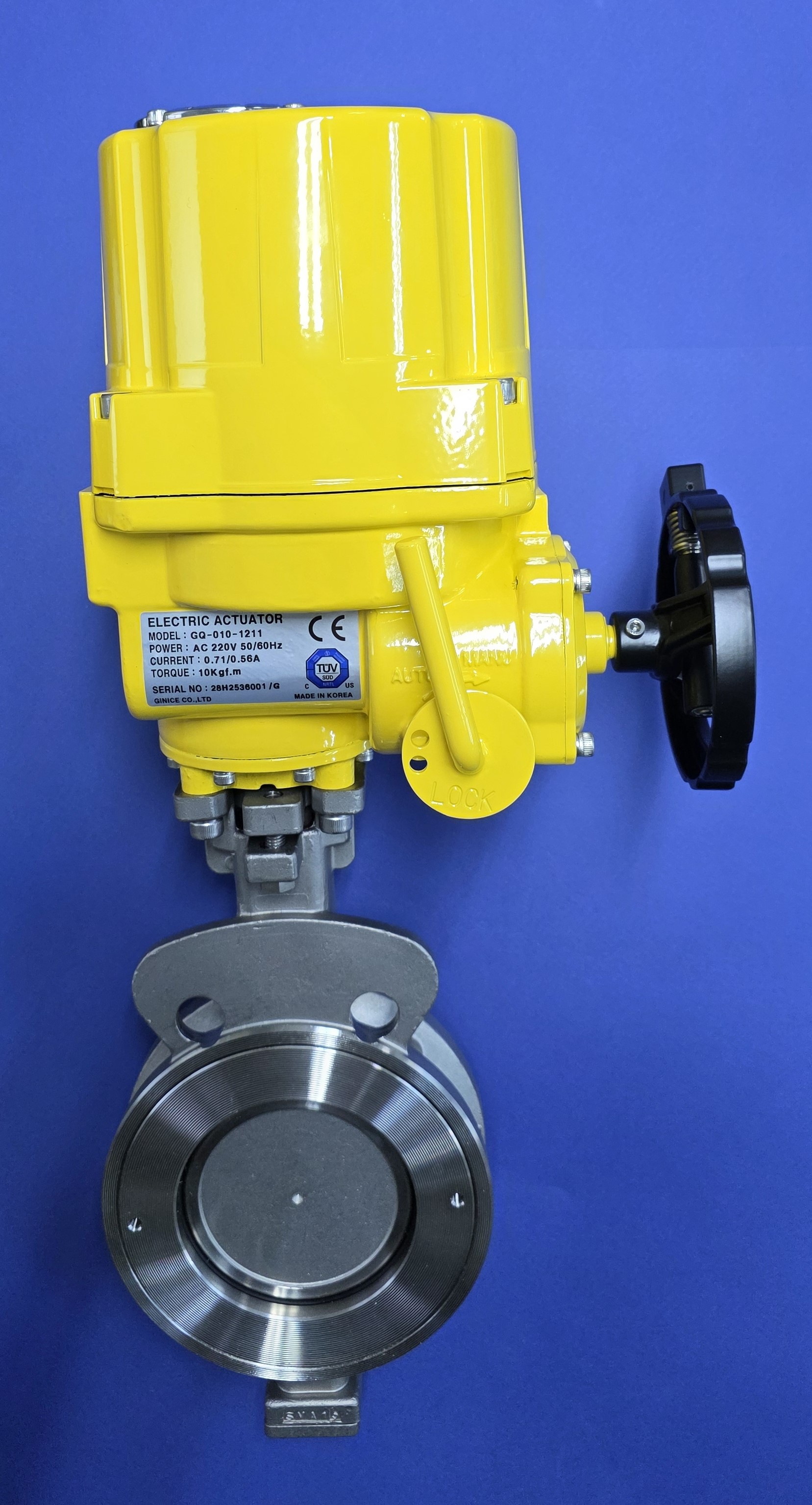 ELECTRIC BUTTERFLY VALVES (2방 버터플라이밸브 스팀용 SUS)