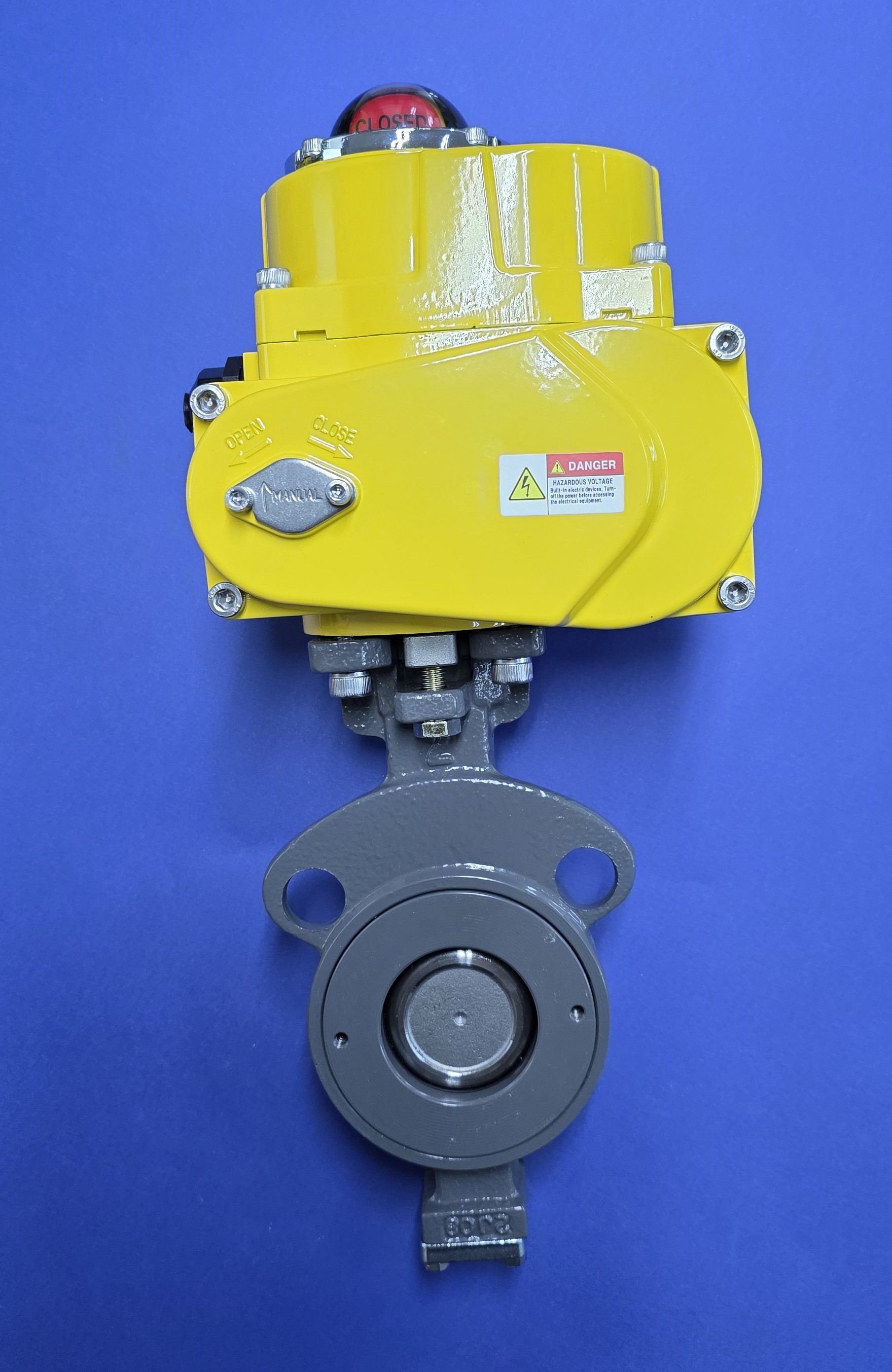 ELECTRIC BUTTERFLY VALVES (2방 버터플라이밸브  스팀용 주철)