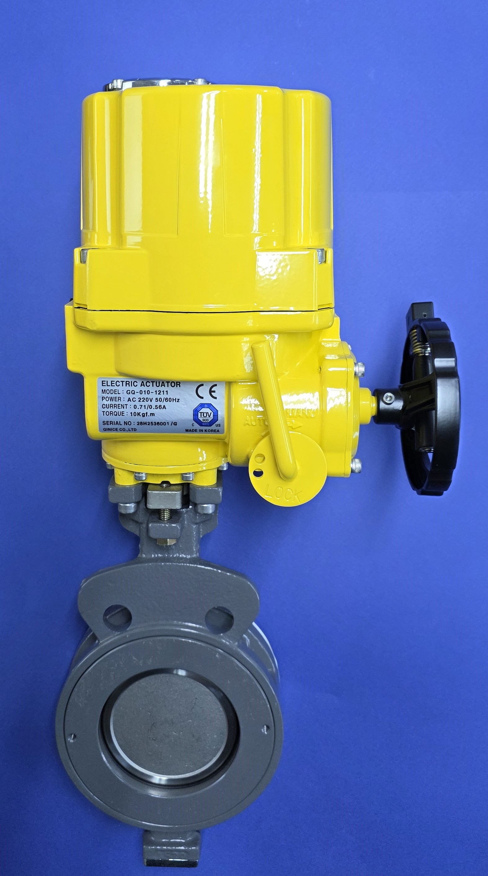 ELECTRIC BUTTERFLY VALVES (2방 버터플라이밸브  스팀용 주철)