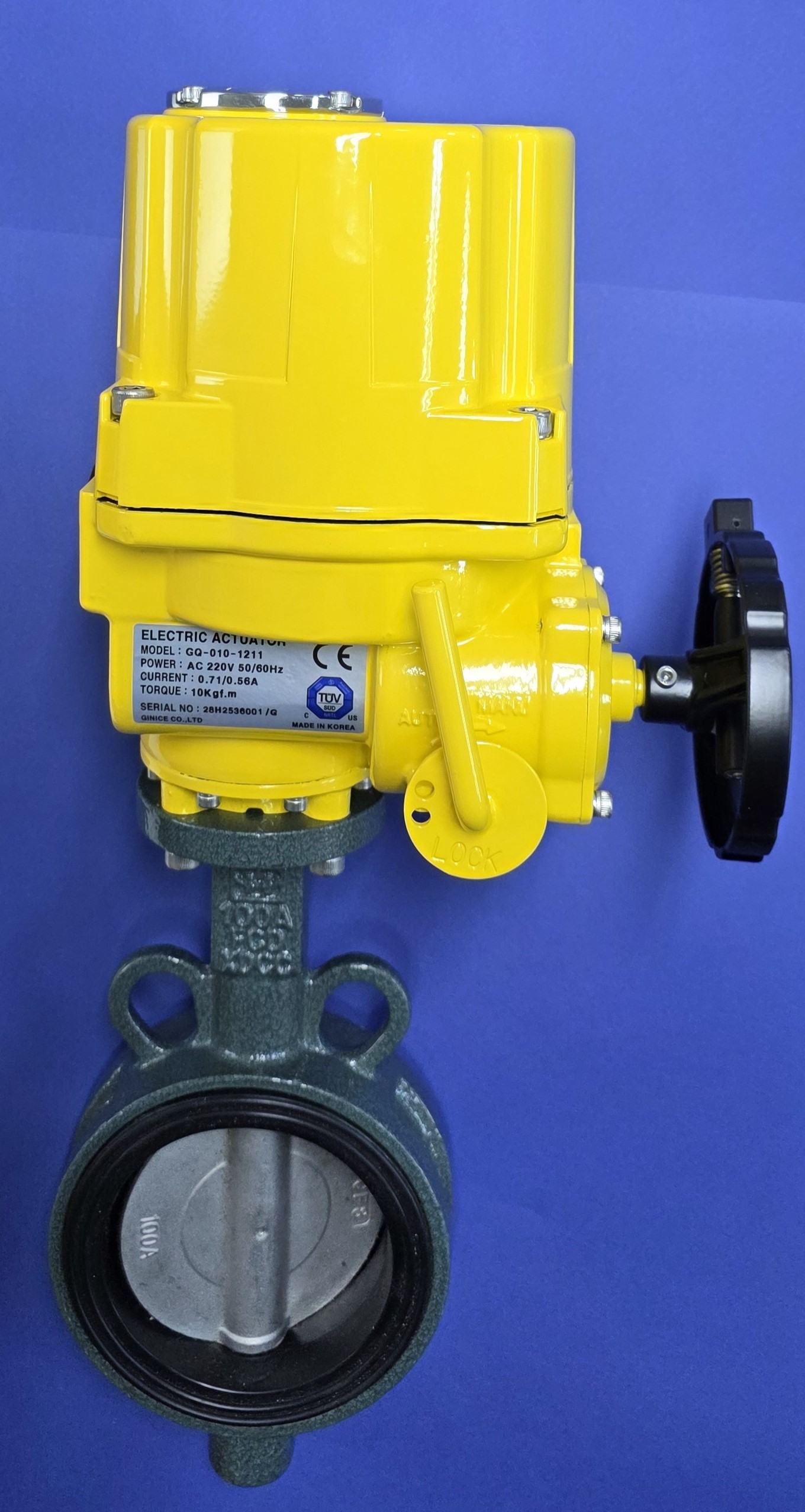 ELECTRIC BUTTERFLY VALVES (2방 버터플라이밸브 주철)