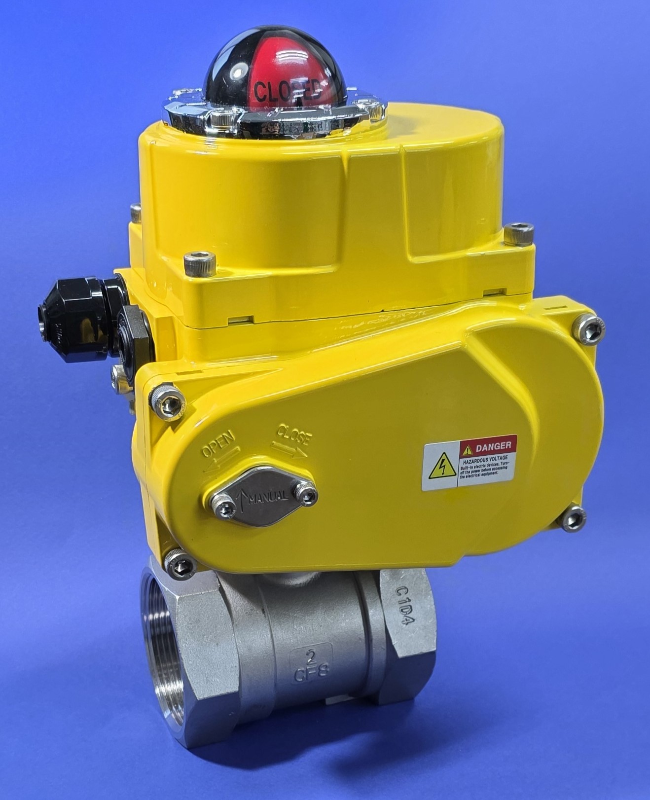 ELECTRIC ACTUATED VALVES (2방 볼밸브 1PIECE 나사형)
