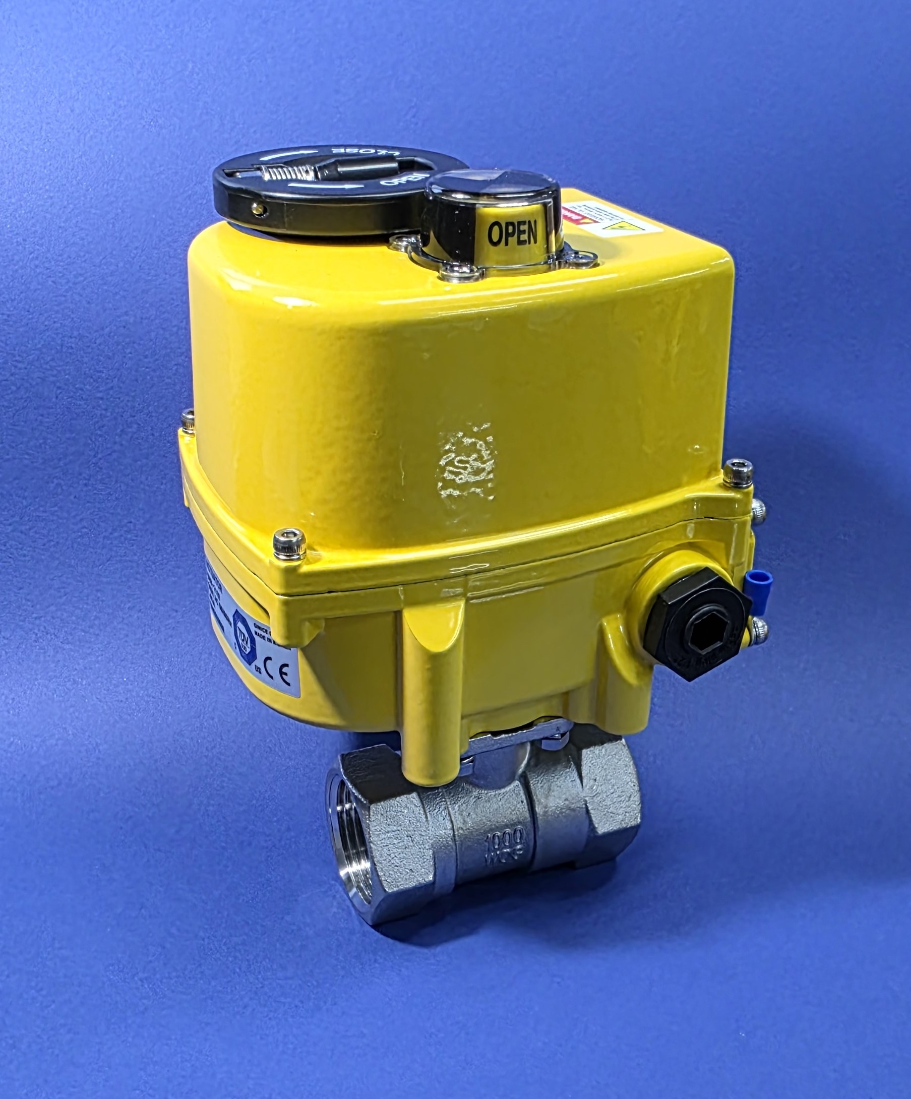 ELECTRIC ACTUATED VALVES (2방 볼밸브 1PIECE 나사형)