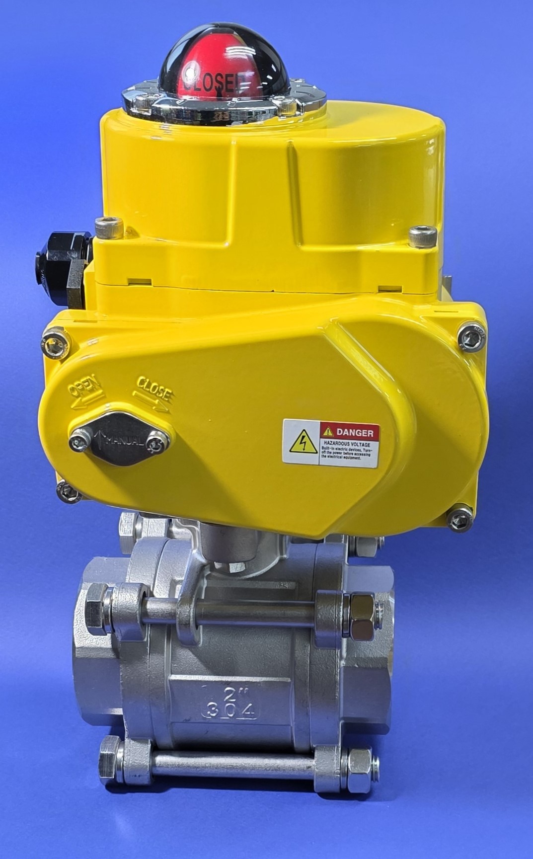 ELECTRIC ACTUATED VALVES (2방 볼밸브 3PIECE 나사형)