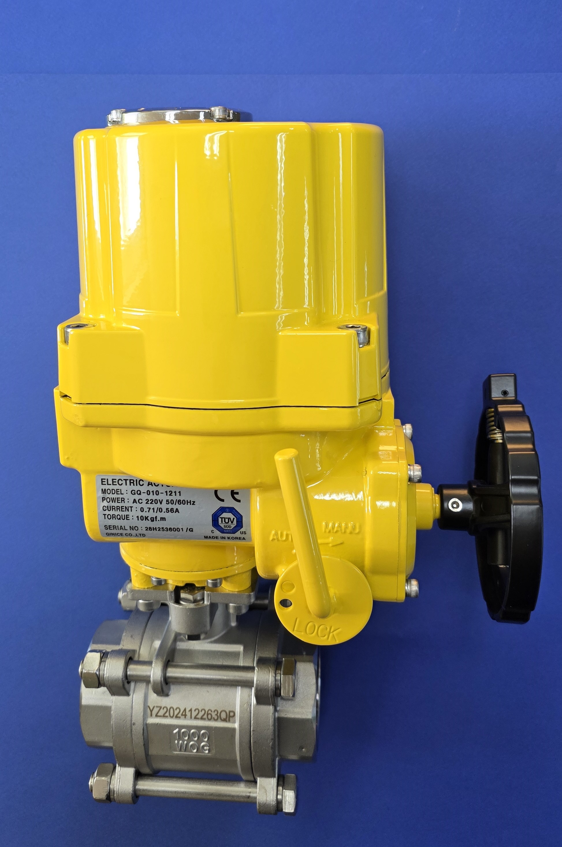 ELECTRIC ACTUATED VALVES (2방 볼밸브 3PIECE 나사형)