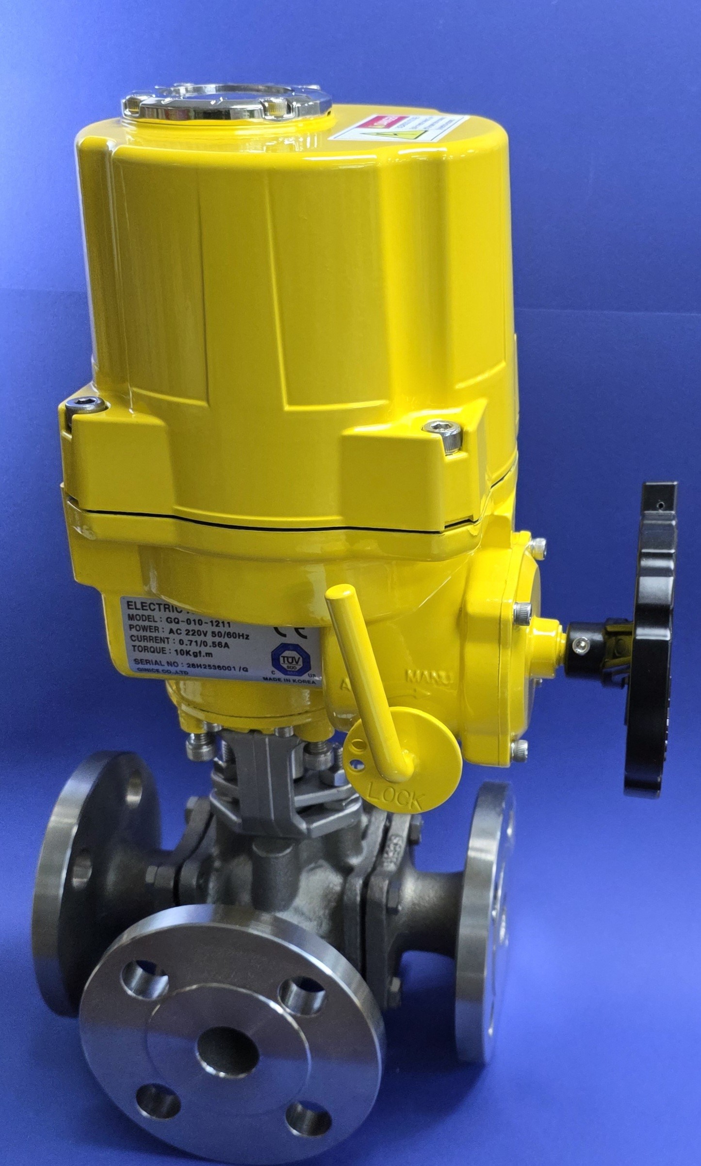 ELECTRIC ACTUATED VALVES (3방 볼밸브 플렌지형)